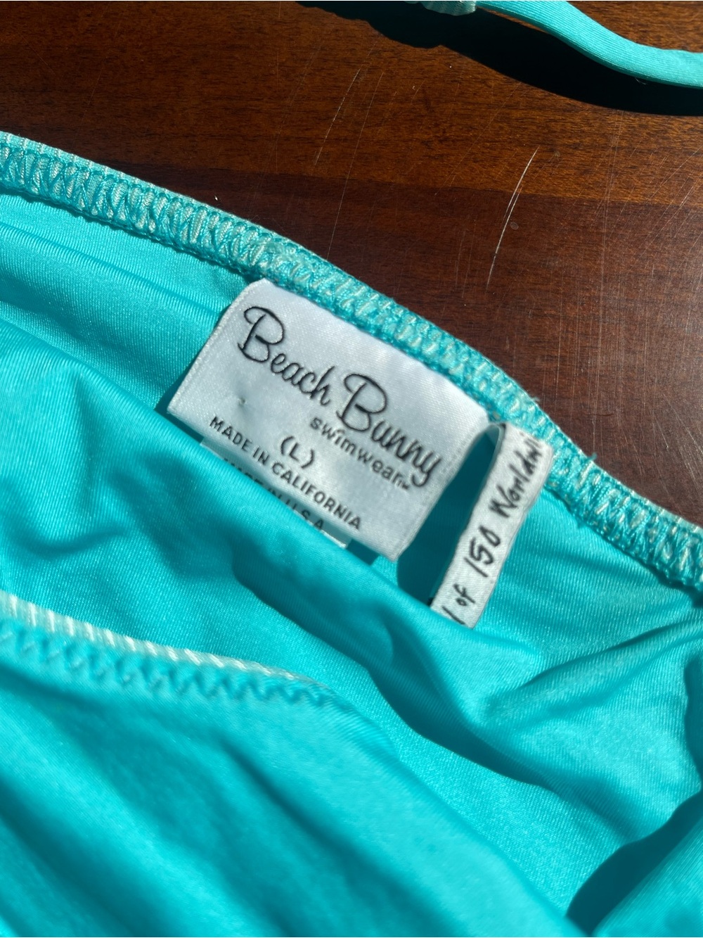 Turquoise Embellished Bikini Set “Lara” by beach bunny XL/L set RARE - Picture 9 of 14